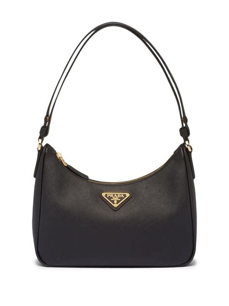 farfetch prada small leather belt bag|Prada leather shoulder bag price.